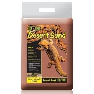 Exo Terra Desert Sand 4,5kg - Rød hos Tropehagen
