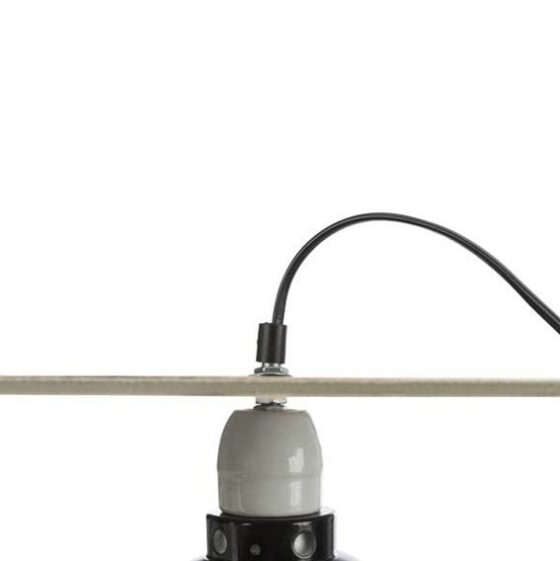 Reflektor klemlampe med beskyttelsesgitter, ø 14 × 19 cm, 150 W
