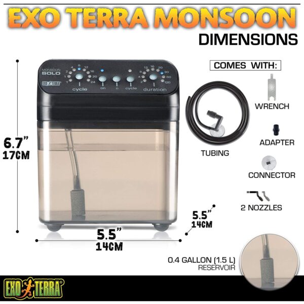 Monsoon Solo Regnmaskin 1.5L Exoterra