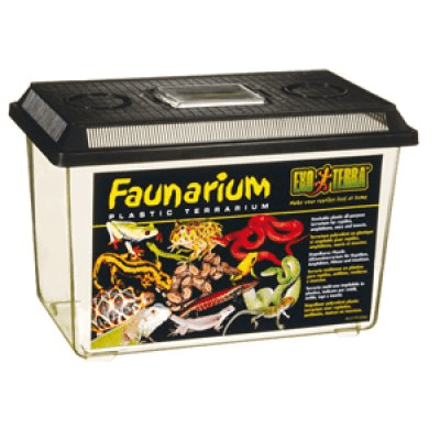 Transportbur plast terrarie  37x22x24.5CM, brukt