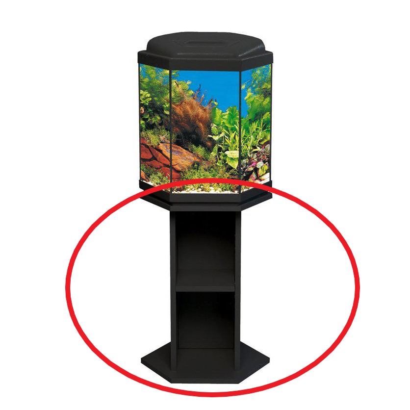 Søylebord til 6 kantet glassakvarium