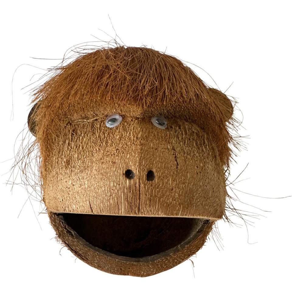 Coco Monkey 1 med åpen munn Coco Monkey 1 med åpen munn
